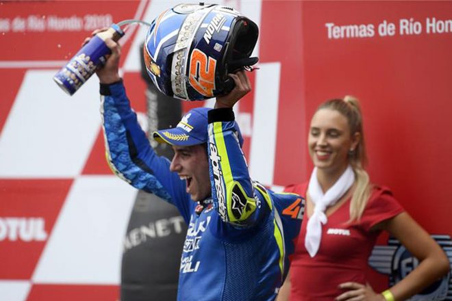 自身初のMotoGPクラス表彰台獲得となった