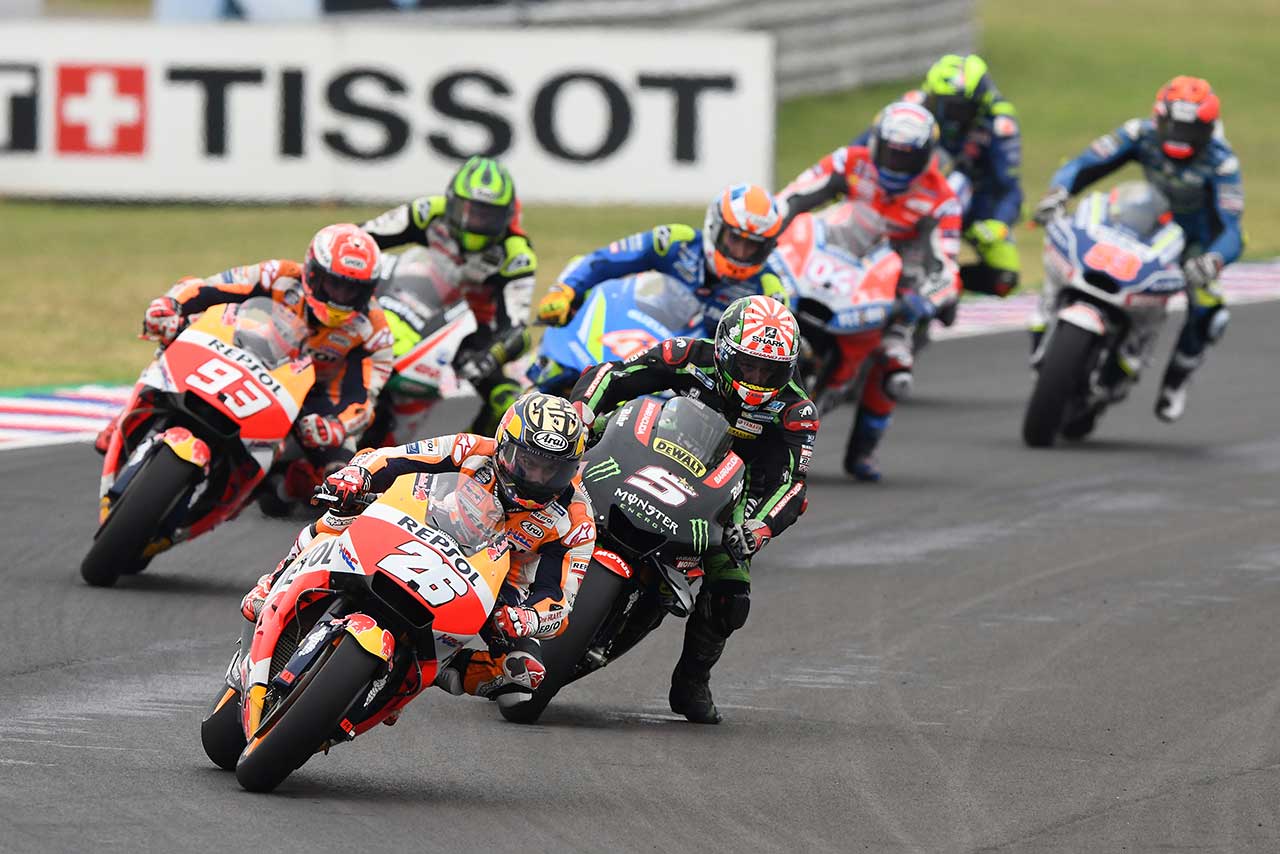 ペドロサのアルゼンチンGPは1周で幕と閉じることになった