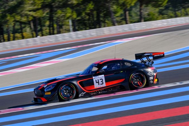 ブランパンGTシリーズ・プレシーズンテストに参加したストラッカ・レーシングのメルセデスAMG GT3