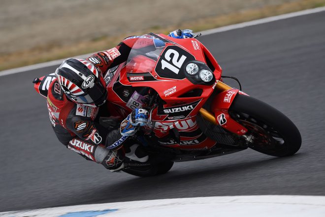 レース1、津田は硬めのタイヤを選択しペースを上げられず