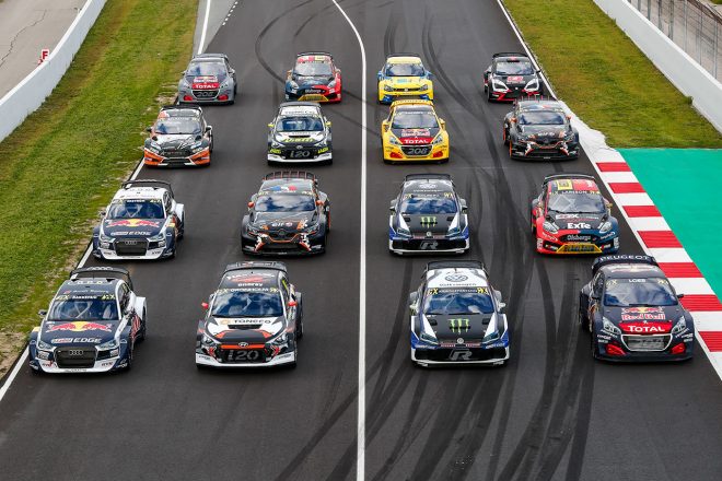 2018年のWorldRXにはフォルクスワーゲンやアウディ、プジョー、ヒュンダイなどがワーク参戦