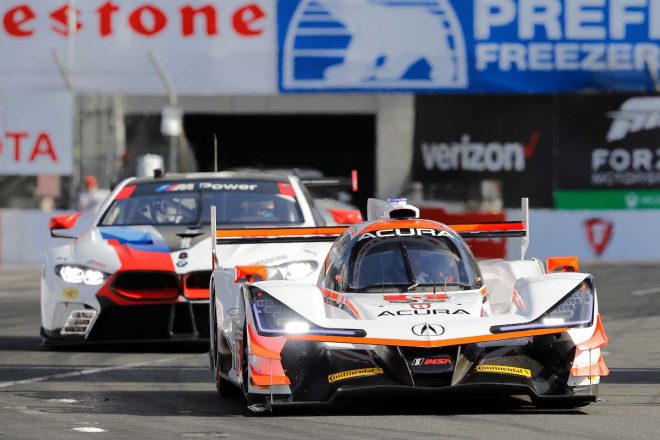 6号車アキュラARX-05 DPiはポールスタートも1ストップ作戦が裏目に。