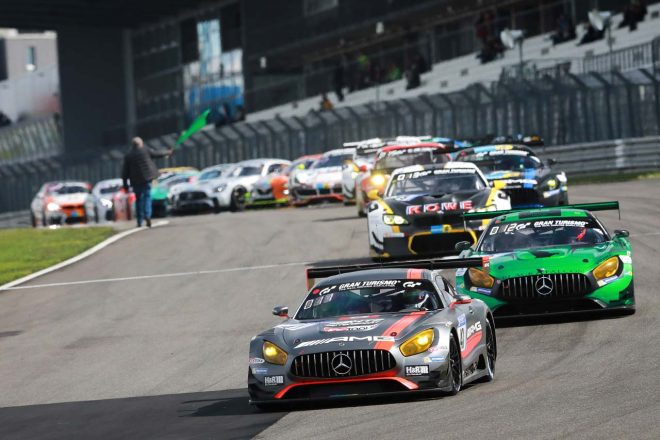 3位に入った74号車メルセデスAMG GT3