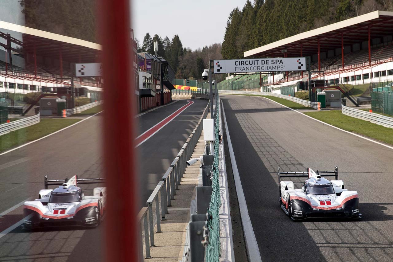 スパ・フランコルシャンの新レコードタイム、1分41秒770をマークしたポルシェ919ハイブリッドEvo