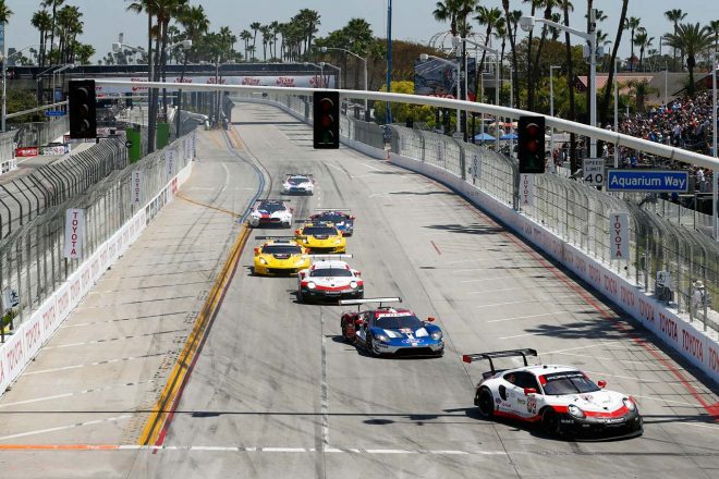 2018WSCC第3戦ロングビーチ GTLMクラススタートシーン