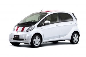 MYアイ・ミーブ デザインラッピング(レーサーストライプ・レッド)