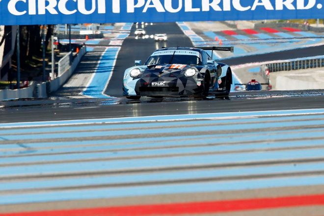 77号車ポルシェ919 RSR。GTEアマクラスでも今季からミッドシップ911が投入される。