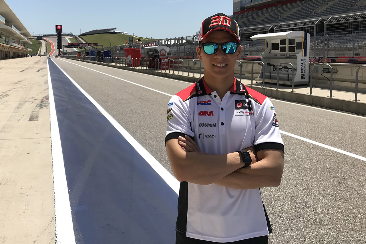 COTAは「相性のいいサーキット」と自信を覗かせている中上貴晶