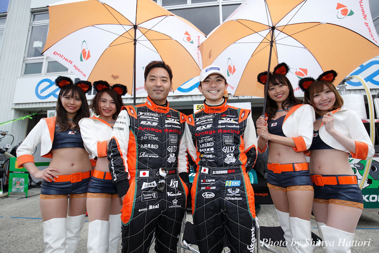 EXE AMG GT3の加納政樹と安岡秀徒