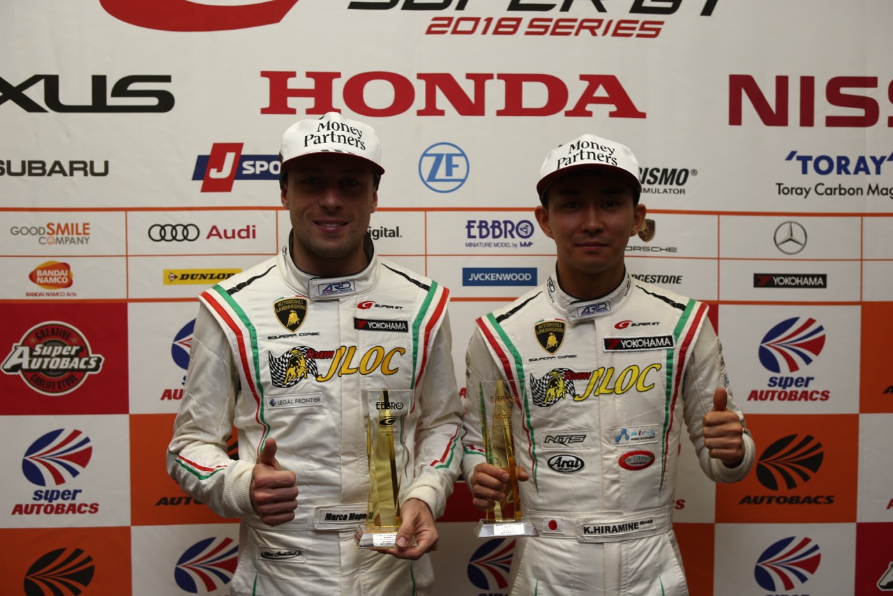 マネパ ランボルギーニ GT3のマルコ・マペッリと平峰一貴