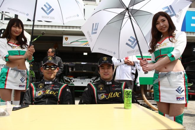 リーガルフロンティア ランボルギーニGT3の佐藤公哉と元嶋佑弥