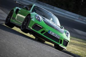 ニュルブルクリンクをアタックするニュー911 GT3 RS