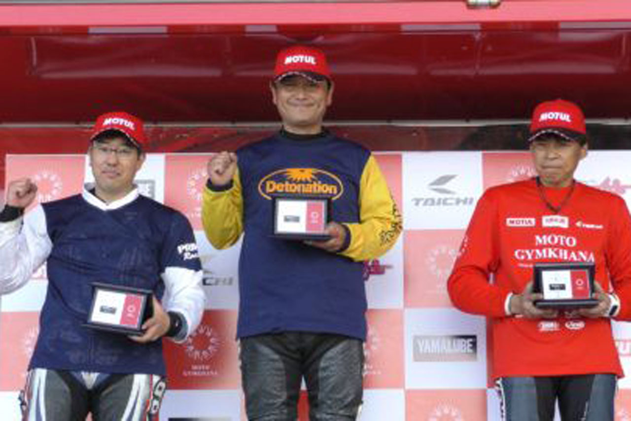 モチュールクラス優勝＆ファステスト賞　作田 隆義 選手（中）