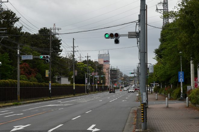 パレードランが行われる通称“サーキット道路”