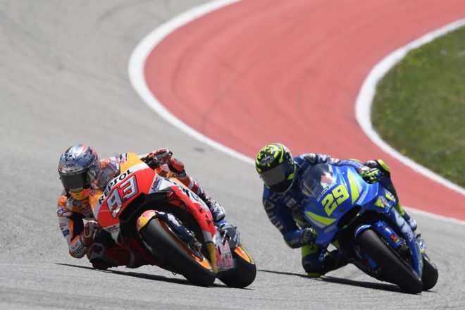 一時はマルケスとトップを奪い合ったイアンノーネ