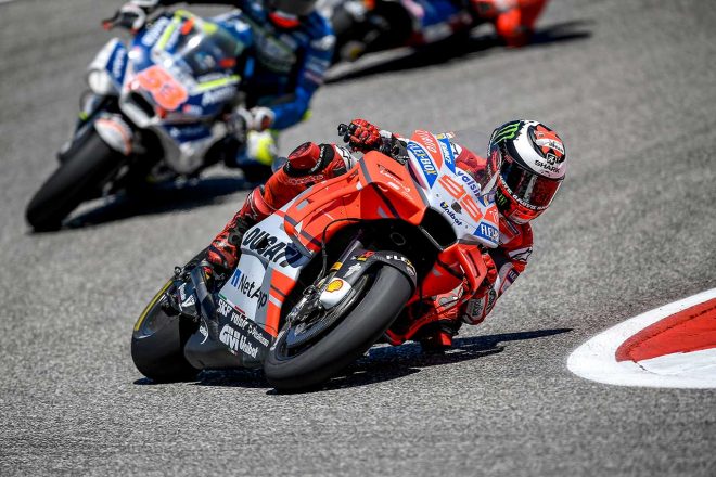タイトルホルダーのロレンソ。ドゥカティ2年目の2018年は優勝もねらいたいところだが…