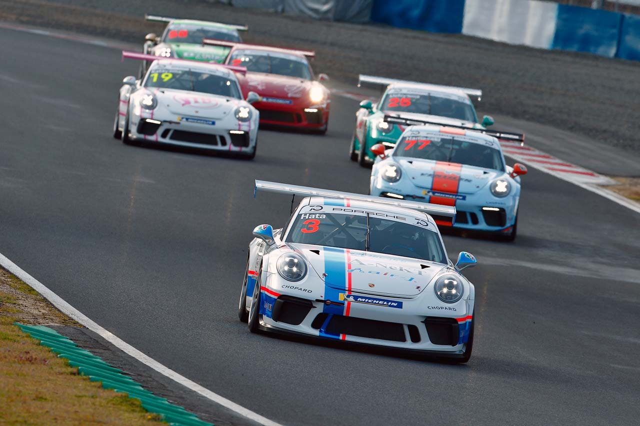 岡山国際サーキットで開催された2018ポルシェカレラカップ ジャパン第1・2戦