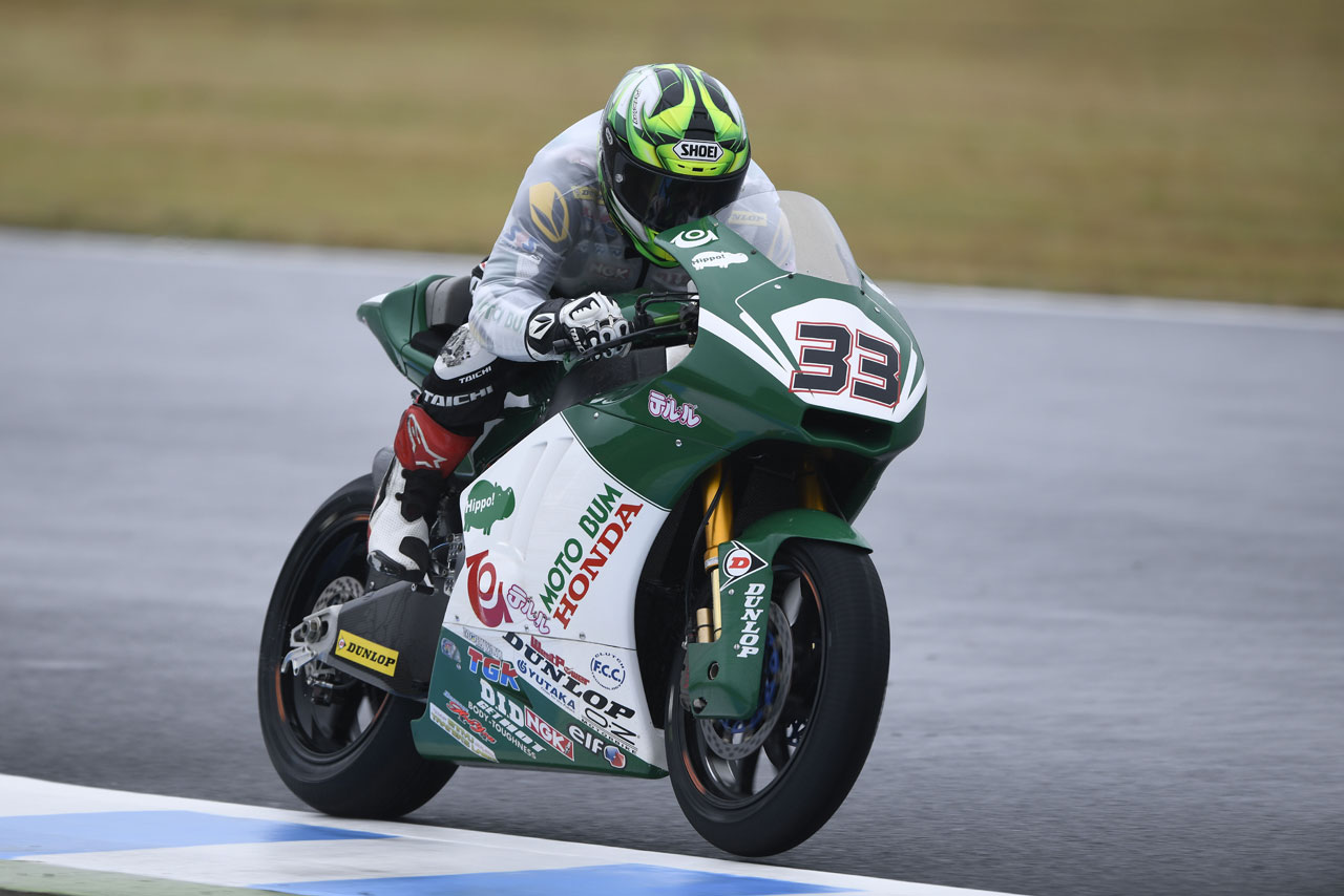 2017年MotoGP日本GP Moto2にワイルドカード参戦し、ポイント圏内でフィニッシュした榎戸育寛