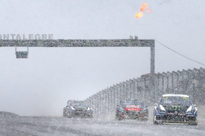 第2戦ポルトガルRXのファイナルは吹雪のなかでの争いとなった
