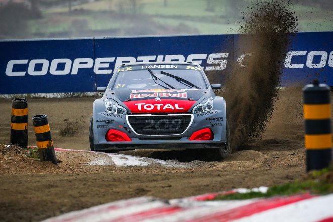 ローブのチームメイト、ティミー・ハンセン（プジョー208WRX）