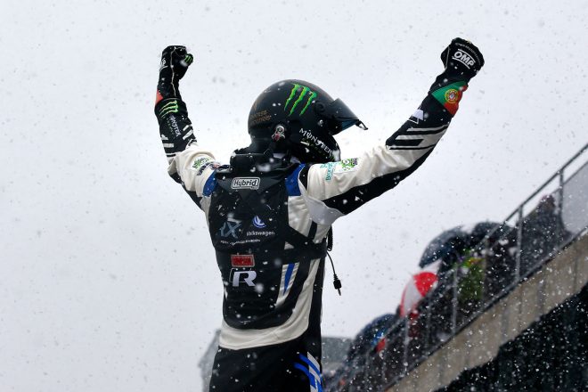 開幕2連勝を飾ったヨハン・クリストファーソン（フォルクスワーゲン・ポロR スーパーカー）