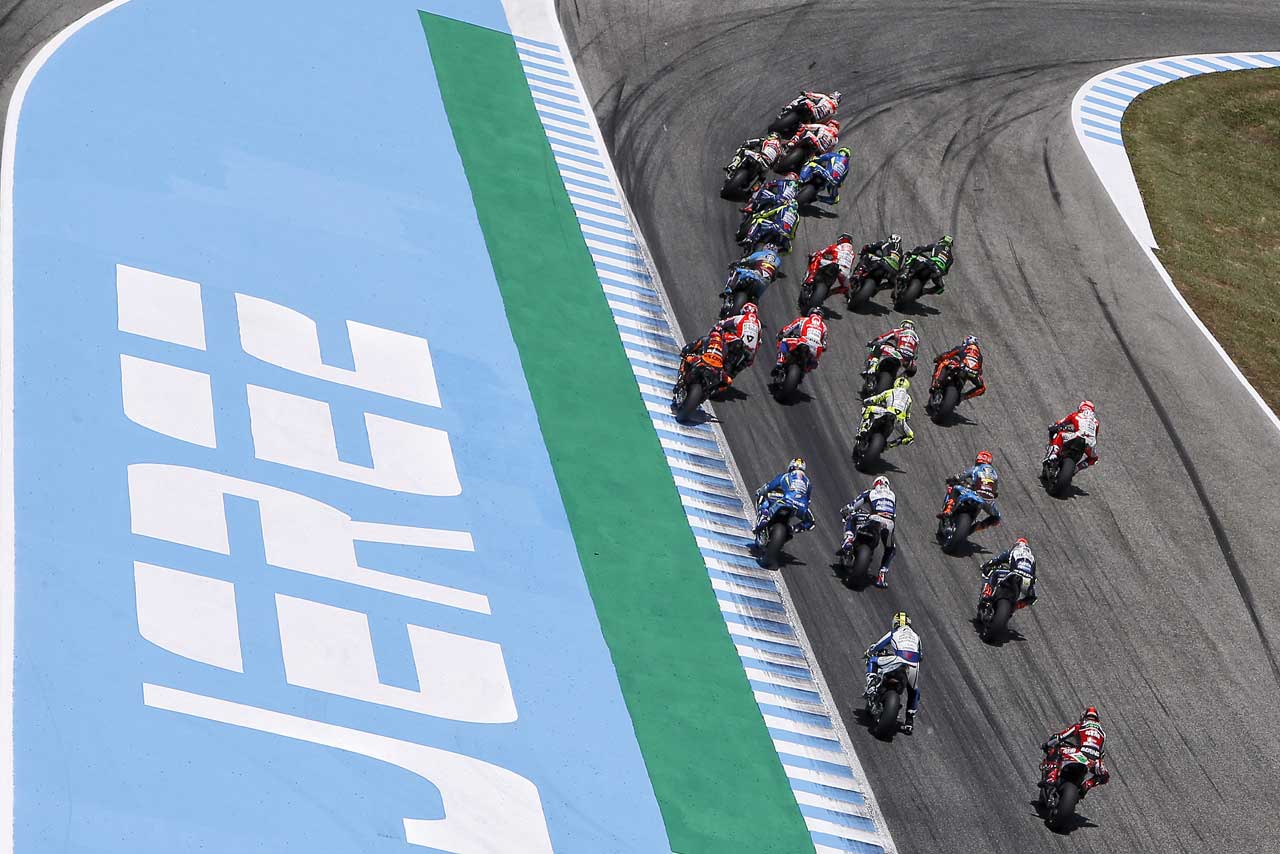 2017MotoGP第4戦スペインGP スタートシーン