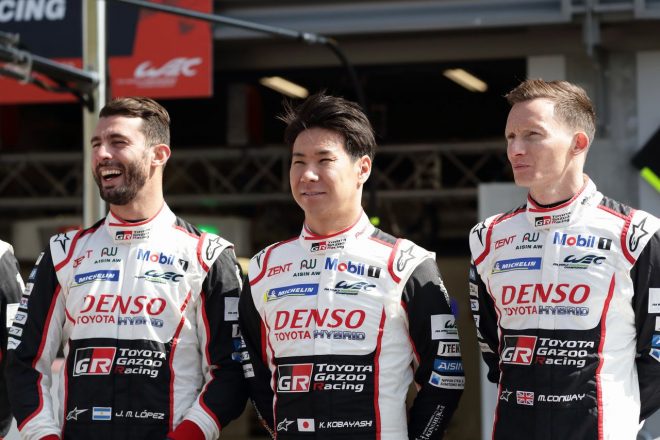 7号車トヨタを駆るホセ-マリア・ロペス、小林可夢偉、マイク・コンウェイ