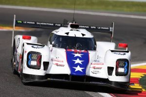 オー・ルージュでクラッシュを喫したドラゴンスピードの10号車BRエンジニアリングBR1・ギブソン