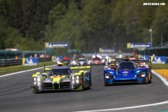 4号車ENSO CLM P1／01・ニスモと11号車BRエンジニアリングBR1・AER