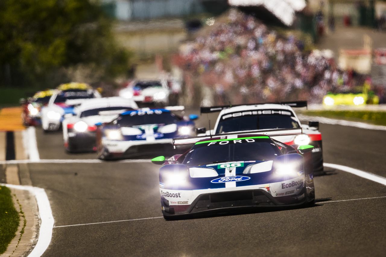 最終スティントのオーバーテイクで勝利をものにした66号車フォードGT