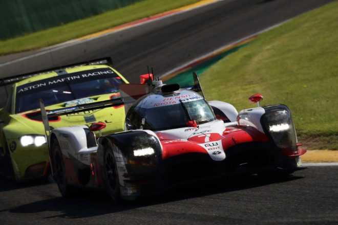 ポールポジションの剥奪、1周遅れのピットレーンスタートとなった7号車トヨタTS050ハイブリッドだったが、決勝では怒涛の追い上げで2位表彰台を獲得した。