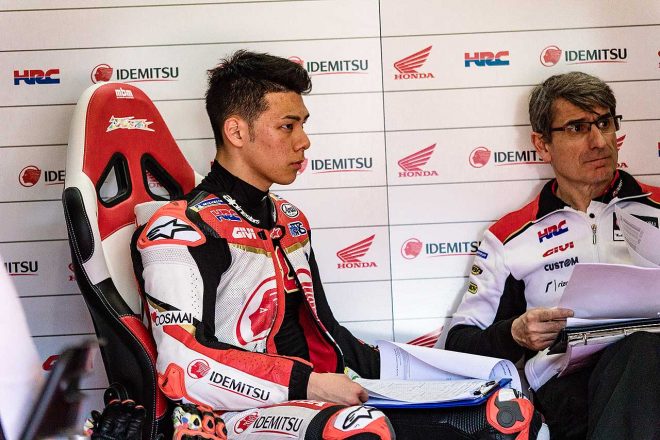 序盤に順位を落とすも、転倒者が相次いだレースで12位フィニッシュ