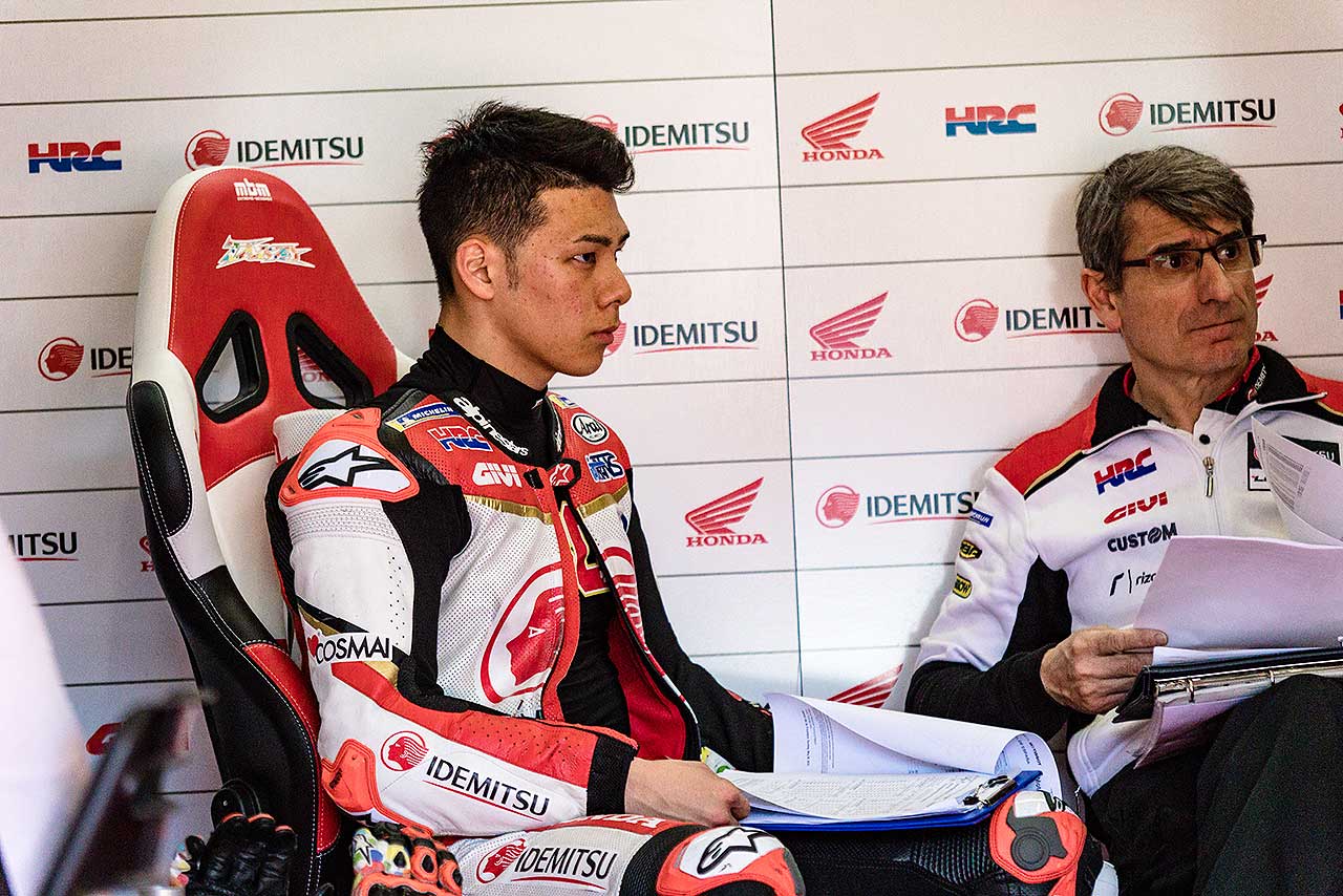 序盤に順位を落とすも、転倒者が相次いだレースで12位フィニッシュ