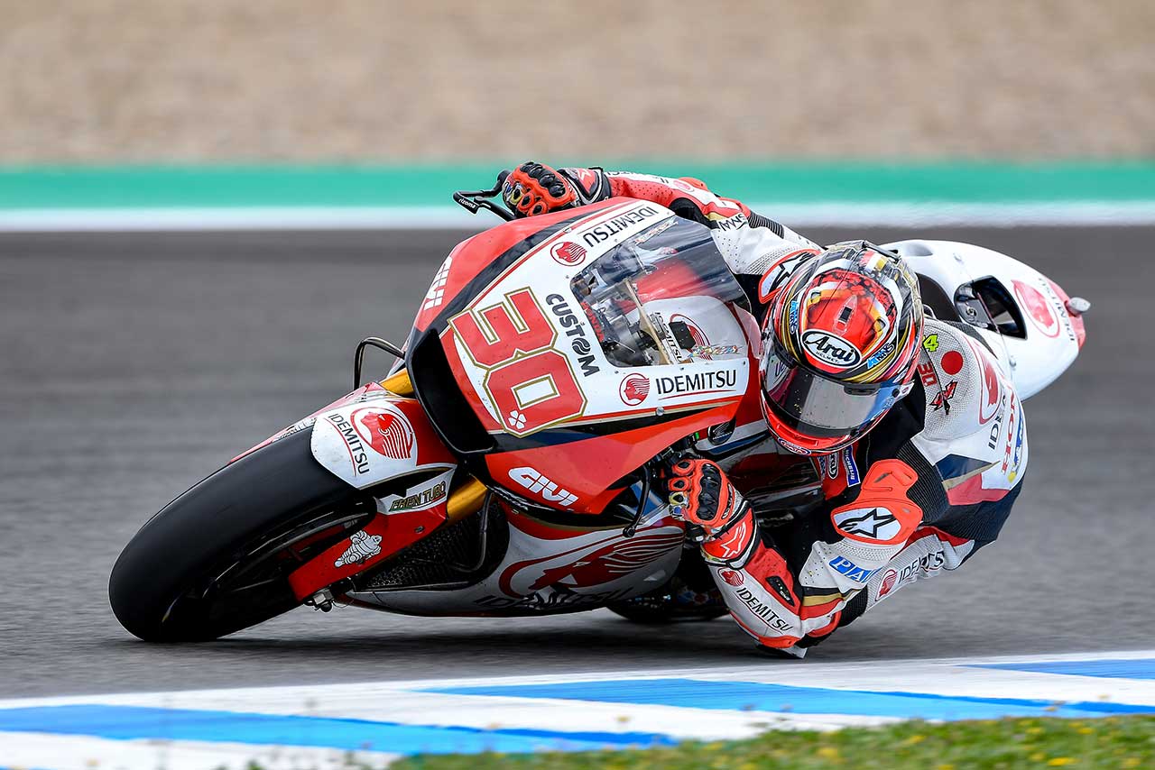 へレスでのMotoGPテストで、中上は8番手タイムをマークした