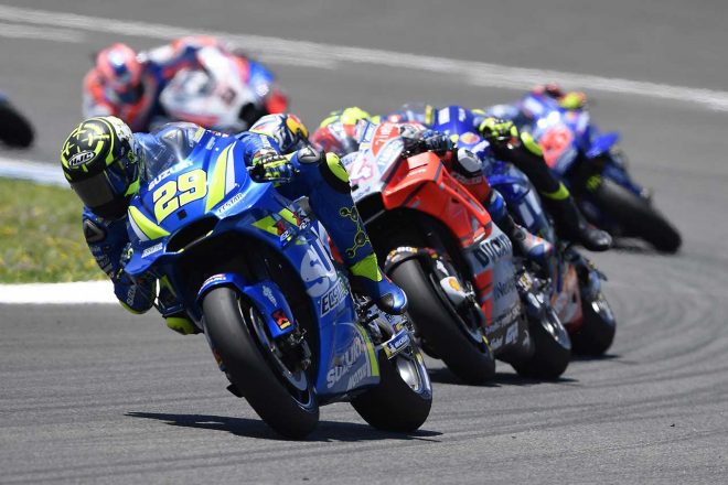 18周目の“転倒劇”まで、イアンノーネは6番手を走行