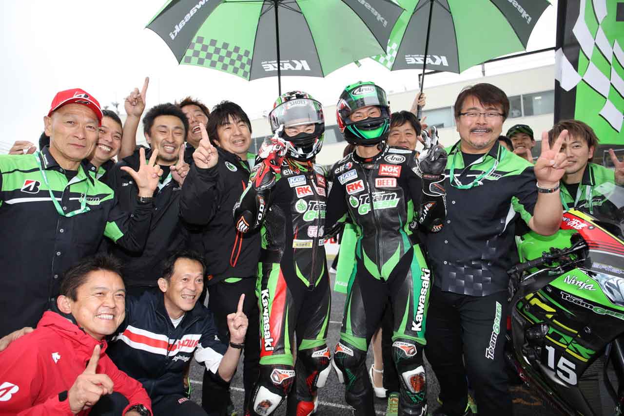 渡辺一馬、松﨑克哉（カワサキ・チームグリーン）