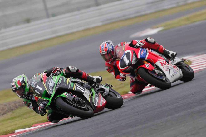 高橋巧に抵抗を許さないほど渡辺一馬のラップタイムとの差があった