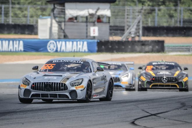 グループMの666号車メルセデスAMG GT4は週末2連勝