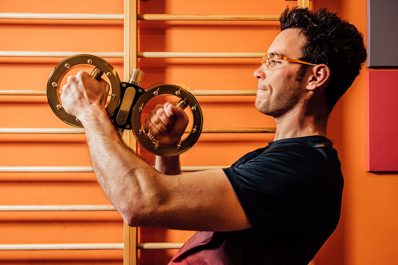 “パワーループ”を呼ばれる機材を使った瞬発力トレーニング