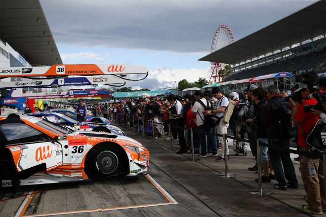 スーパーGT第3戦鈴鹿 公開車検の様子