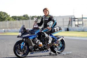 初参戦のテイスト・オブ・ツクバで優勝した加賀山就臣