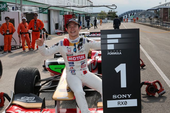 鈴鹿以外のサーキットで初のスーパーフォーミュラ勝利を挙げた山本尚貴（TEAM MUGEN）