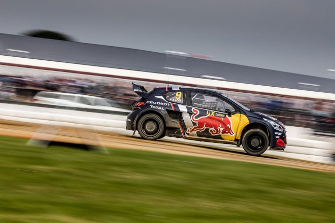 2018年シーズン、セバスチャン・ローブ（プジョー208WRX）はこれまで全戦で表彰台を獲得している