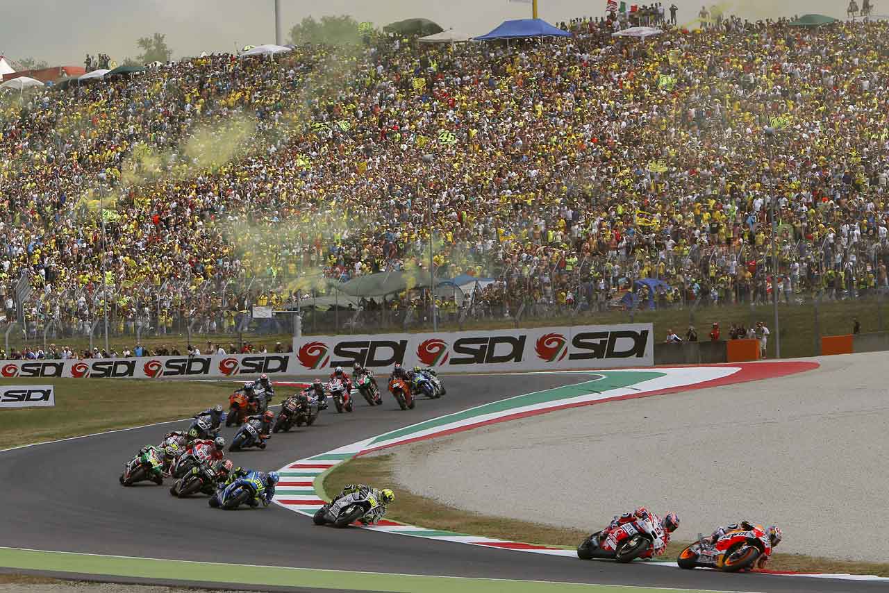 2017MotoGP第6戦イタリアGP レースシーン