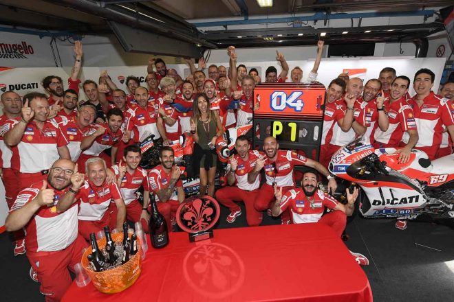 2017MotoGP第6戦イタリアGP 優勝のアンドレア・ドヴィツィオーゾ