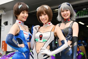 2018年のエヴァンゲリオンレーシングレースクイーンもサーキット初登場