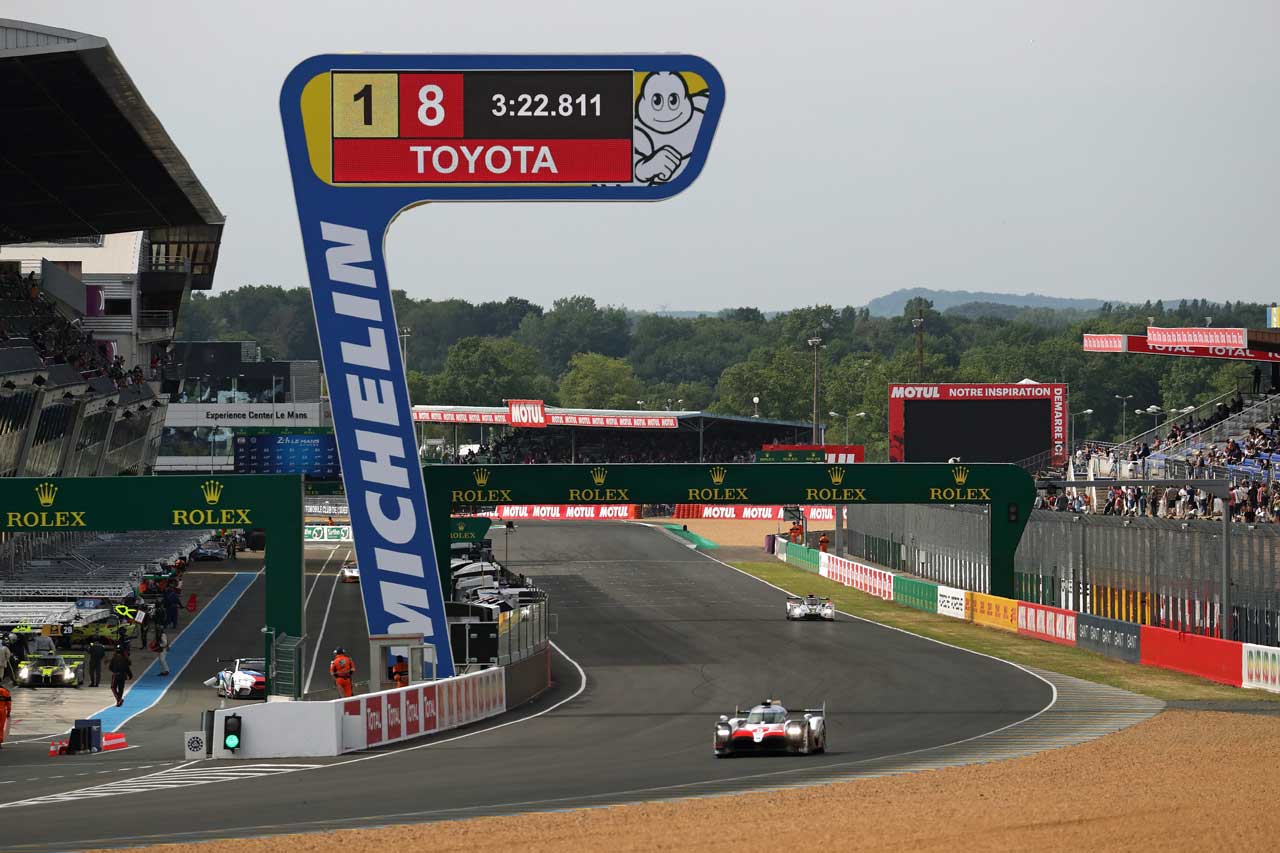 フェルナンド・アロンソのドライブで最速タイムを記録した8号車トヨタTS050ハイブリッド