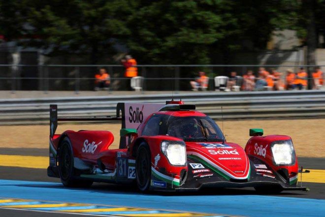 LMP2トップとなったドラゴンスピードの31号車オレカ07・ギブソン
