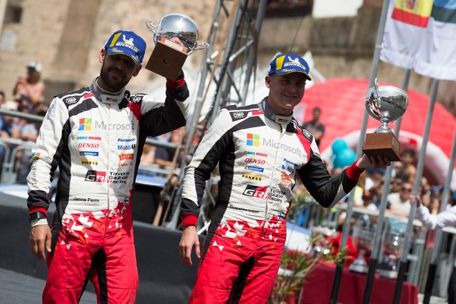 ラリー・イタリア・サルディニアで総合3位表彰台を獲得したエサペッカ・ラッピ（トヨタ・ヤリスWRC）