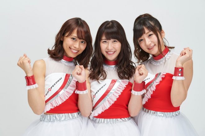 富士スピードウェイイメージガールのクレインズ